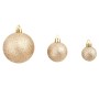 Lote de bolas de Navidad 100 unidades rosas/doradas 3/4/6 cm en Decoración Festiva y Estacional | Comprar online en Foru.es