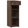Aparador de madera de ingeniería marrón roble 30x42,5x93 cm de , Aparadores - Ref: Foro24-846312, Precio: 53,20 €, Descuento: %