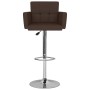 Taburetes de cocina 2 unidades cuero sintético marrón en Taburetes de cocina | Comprar online en Foru.es