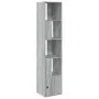 Estantería de madera de ingeniería gris Sonoma 40x36x189 cm de , Librerías y estanterías - Ref: Foro24-848246, Precio: 76,97 ...