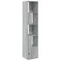 Estantería de madera de ingeniería gris Sonoma 40x36x189 cm de , Librerías y estanterías - Ref: Foro24-848246, Precio: 77,94 ...