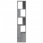 Estantería de madera de ingeniería gris Sonoma 40x36x189 cm de , Librerías y estanterías - Ref: Foro24-848246, Precio: 77,94 ...