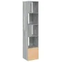 Estantería de madera de ingeniería gris Sonoma 40x36x189 cm de , Librerías y estanterías - Ref: Foro24-848246, Precio: 76,97 ...