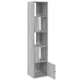 Estantería de madera de ingeniería gris Sonoma 40x36x189 cm de , Librerías y estanterías - Ref: Foro24-848246, Precio: 76,97 ...