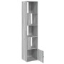 Estantería de madera de ingeniería gris Sonoma 40x36x189 cm de , Librerías y estanterías - Ref: Foro24-848246, Precio: 77,94 ...