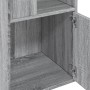 Estantería de madera de ingeniería gris Sonoma 40x36x189 cm de , Librerías y estanterías - Ref: Foro24-848246, Precio: 77,94 ...