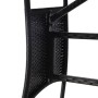 Mesa de jardín 80x80x74 cm ratán sintético negro de , Mesas de jardín - Ref: Foro24-318712, Precio: 87,62 €, Descuento: %