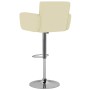 Taburetes de cocina 2 unidades cuero sintético color crema en Taburetes de cocina | Comprar online en Foru.es