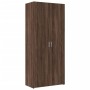 Aparador de madera de ingeniería marrón roble 80x42,5x185 cm de , Aparadores - Ref: Foro24-3281440, Precio: 187,51 €, Descuen...