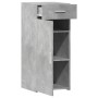 Aparador de madera de ingeniería gris hormigón 40x42,5x93 cm de , Aparadores - Ref: Foro24-846281, Precio: 79,23 €, Descuento: %