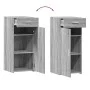 Aparador madera de ingeniería gris Sonoma 40x42,5x93 cm de , Aparadores - Ref: Foro24-846283, Precio: 72,81 €, Descuento: %