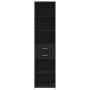 Aparador de madera de ingeniería negro 45x42,5x185 cm de , Aparadores - Ref: Foro24-3281449, Precio: 131,82 €, Descuento: %