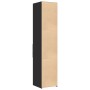 Aparador de madera de ingeniería negro 40x42,5x185 cm de , Aparadores - Ref: Foro24-3281442, Precio: 143,31 €, Descuento: %