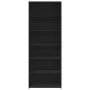 Hoher Schrank aus schwarzem Sperrholz 70x41x185 cm von , Sideboards - Ref: Foro24-3281688, Preis: 129,97 €, Rabatt: %
