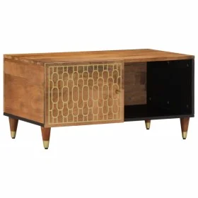 Mesa de centro de madera maciza de mango 80x50x40 cm de , Mesas de centro - Ref: Foro24-358288, Precio: 67,99 €, Descuento: %