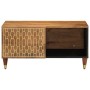 Mesa de centro de madera maciza de mango 80x50x40 cm de , Mesas de centro - Ref: Foro24-358288, Precio: 68,40 €, Descuento: %