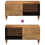 Mesa de centro de madera maciza de mango 80x50x40 cm de , Mesas de centro - Ref: Foro24-358288, Precio: 68,40 €, Descuento: %