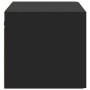 Armario de pared madera de ingeniería negro 70x42,5x40 cm de , Aparadores - Ref: Foro24-846118, Precio: 56,75 €, Descuento: %