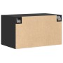 Armario de pared madera de ingeniería negro 70x42,5x40 cm de , Aparadores - Ref: Foro24-846118, Precio: 56,75 €, Descuento: %