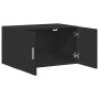 Armario de pared madera de ingeniería negro 70x42,5x40 cm de , Aparadores - Ref: Foro24-846118, Precio: 56,75 €, Descuento: %