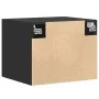 Armario de pared madera de ingeniería negro 50x42,5x40 cm de , Aparadores - Ref: Foro24-846111, Precio: 42,30 €, Descuento: %