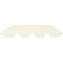 Dosel de repuesto columpio de jardín crema 150/130x105/70 cm de vidaXL, Cubiertas para carpas y cenadores - Ref: Foro24-31209...