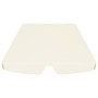 Dosel de repuesto columpio de jardín crema 188/168x145/110 cm de vidaXL, Cubiertas para carpas y cenadores - Ref: Foro24-3120...