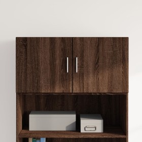 Armario de pared madera ingeniería marrón roble 80x42,5x40 cm de , Aparadores - Ref: Foro24-846130, Precio: 63,69 €, Descuent...
