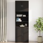 Armario de pared madera de ingeniería negro 80x42,5x64 cm de , Aparadores - Ref: Foro24-846132, Precio: 73,94 €, Descuento: %
