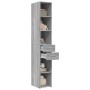 Aparador de madera de ingeniería gris Sonoma 30x42,5x185 cm de , Aparadores - Ref: Foro24-846241, Precio: 96,52 €, Descuento: %
