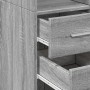 Aparador de madera de ingeniería gris Sonoma 30x42,5x185 cm de , Aparadores - Ref: Foro24-846241, Precio: 96,52 €, Descuento: %