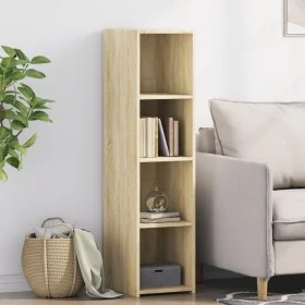 Hoher Schrank aus Sonoma-Eichen-Ingenieurholz 30x41x124 cm. von , Sideboards - Ref: Foro24-846378, Preis: 52,50 €, Rabatt: %