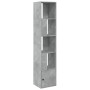 Estantería de madera de ingeniería gris hormigón 40x36x189 cm de , Librerías y estanterías - Ref: Foro24-848244, Precio: 76,8...