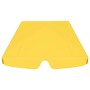 Dosel de repuesto columpio jardín amarillo 150/130x105/70 cm de vidaXL, Cubiertas para carpas y cenadores - Ref: Foro24-31210...