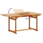 Juego comedor de jardín 5 pzas madera maciza acacia y textileno de , Conjuntos de jardín - Ref: Foro24-3279324, Precio: 552,1...
