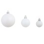 Lote de bolas de Navidad 100 unidades blanco/gris 3/4/6 cm en Decoración Festiva y Estacional | Comprar online en Foru.es