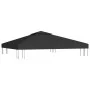 Cubierta superior de cenador 2 niveles negro 310 g/m² 3x3 m by vidaXL, Covers for tents and gazebos - Ref: Foro24-312072, Pri...