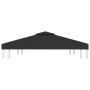 Cubierta superior de cenador 2 niveles negro 310 g/m² 3x3 m de vidaXL, Cubiertas para carpas y cenadores - Ref: Foro24-312072...