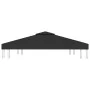 Cubierta superior de cenador 2 niveles negro 310 g/m² 3x3 m by vidaXL, Covers for tents and gazebos - Ref: Foro24-312072, Pri...