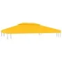 Toldo de cenador 2 niveles 310 g/m² 4x3 m amarillo de vidaXL, Cubiertas para carpas y cenadores - Ref: Foro24-312076, Precio:...