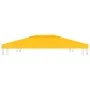 Toldo de cenador 2 niveles 310 g/m² 4x3 m amarillo de vidaXL, Cubiertas para carpas y cenadores - Ref: Foro24-312076, Precio:...