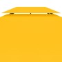 Toldo de cenador 2 niveles 310 g/m² 4x3 m amarillo de vidaXL, Cubiertas para carpas y cenadores - Ref: Foro24-312076, Precio:...