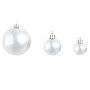 Lote de bolas de Navidad 100 unidades blanco/gris 3/4/6 cm en Decoración Festiva y Estacional | Comprar online en Foru.es