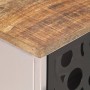 Mueble para TV de madera de mango rugosa 120x30x40 cm en Muebles TV | Comprar online en Foru.es