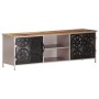 Mueble para TV de madera de mango rugosa 120x30x40 cm en Muebles TV | Comprar online en Foru.es