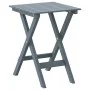 Mesa auxiliar plegable madera maciza de álamo gris de , Mesas de jardín - Ref: Foro24-4008874, Precio: 38,67 €, Descuento: %