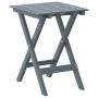 Mesa auxiliar plegable madera maciza de álamo gris de , Mesas de jardín - Ref: Foro24-4008874, Precio: 38,67 €, Descuento: %
