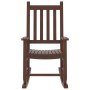 Mecedora para niños madera maciza de álamo marrón de , Mecedoras - Ref: Foro24-4008876, Precio: 62,52 €, Descuento: %