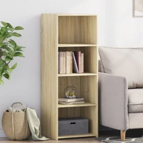 Aparador alto madera de ingeniería roble Sonoma 45x41x124 cm de , Aparadores - Ref: Foro24-846392, Precio: 65,82 €, Descuento: %