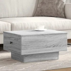 Mesa de centro madera contrachapada gris Sonoma 60x45x31 cm de , Mesas de centro - Ref: Foro24-848085, Precio: 69,88 €, Descu...